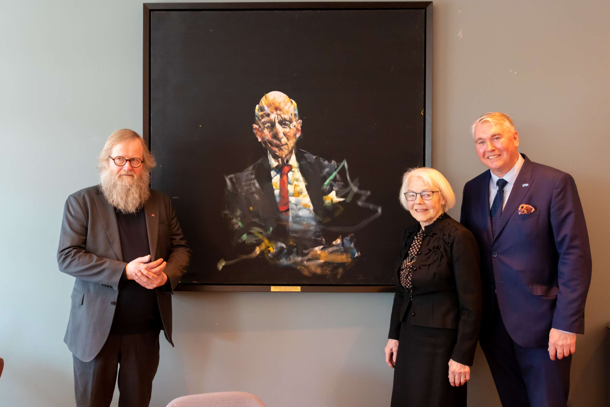 Håkon Gullvåg, Anne-Marie Willoch og Trond Helleland Foto: Hans Kristian Thorbjørnsen